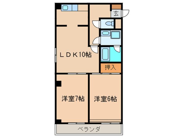 第３５オ－シャンプラザの物件間取画像